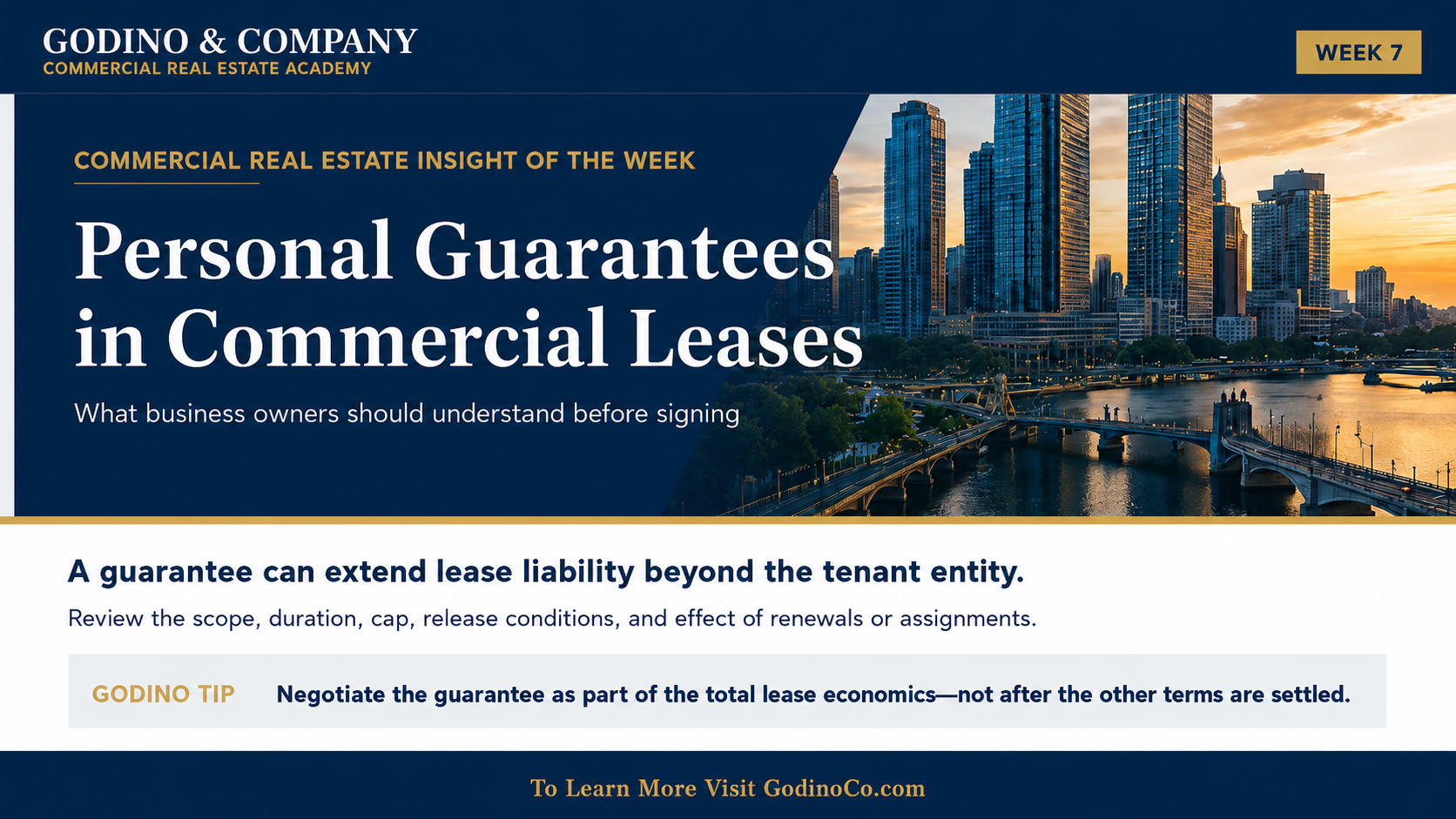 Personal Guarantees in Commercial Leases: What Business Owners Should Know